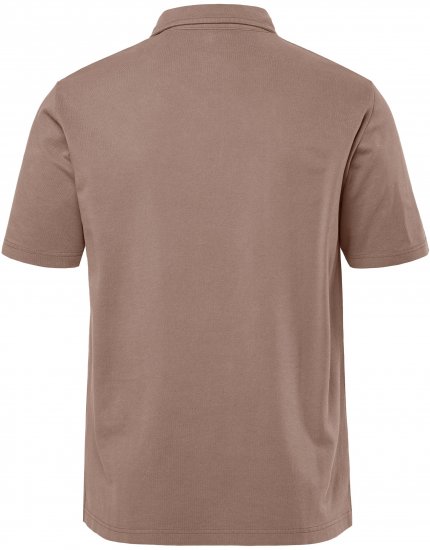 JP1880 Polo Shirt Short Sleeve Pique Vintage Brown - Tricouri polo - Tricouri Polo Bărbați Mărimi Mari
