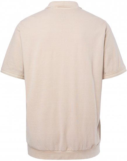 JP1880 Polo Shirt Short Sleeve Pique Dark Dusty Pink - Tricouri polo - Tricouri Polo Bărbați Mărimi Mari