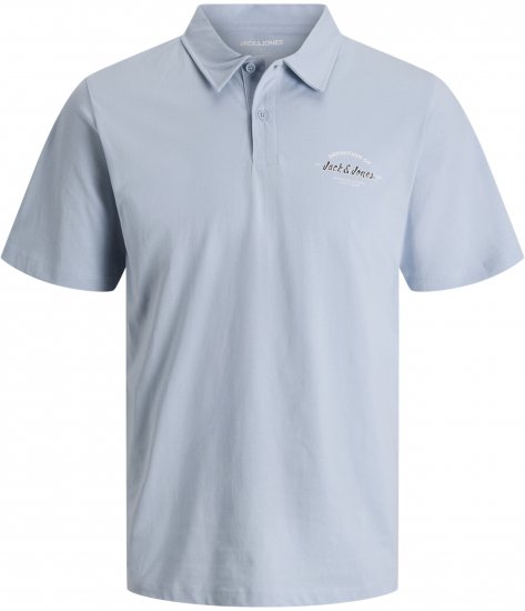Jack & Jones Brandon Short Sleeve Polo Blue - Tricouri polo - Tricouri Polo Bărbați Mărimi Mari