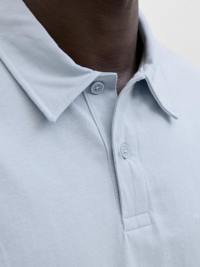 Jack & Jones Brandon Short Sleeve Polo Blue - Tricouri polo - Tricouri Polo Bărbați Mărimi Mari