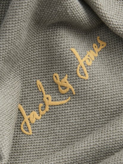 Jack & Jones Blaze Short Sleeve Polo Grey - Tricouri polo - Tricouri Polo Bărbați Mărimi Mari