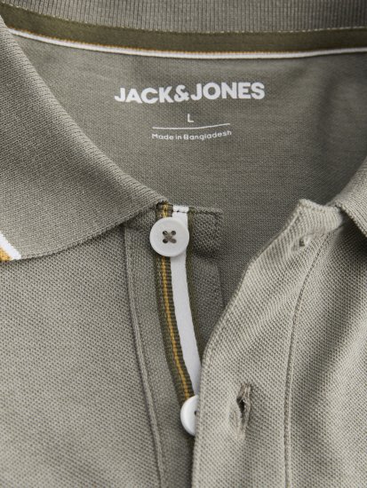 Jack & Jones Blaze Short Sleeve Polo Grey - Tricouri polo - Tricouri Polo Bărbați Mărimi Mari