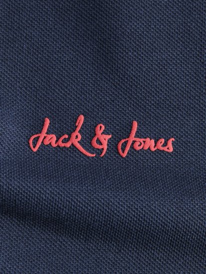 Jack & Jones Blaze Short Sleeve Polo Navy - Tricouri polo - Tricouri Polo Bărbați Mărimi Mari