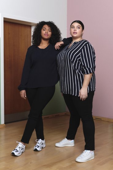 Kaffe Curve Machi Knit Pulover Negru intens - Pulovere & hanorace - 