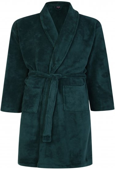 Espionage PJ068 Plain Fleece Gown Navy - Halate baie/prosoape - Halate de Baie Bărbați Mărimi Mari