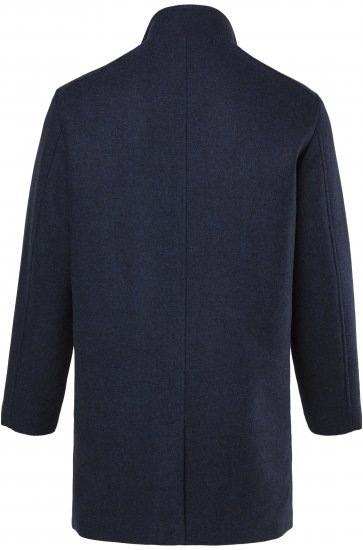 Boston Park Coat Two-Tone Wool Mix Navy - Geci - Geci Bărbați Mărimi Mari