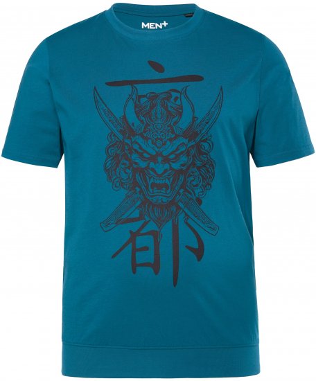 Men Plus T-Shirt Short Sleeve Lagoon Green - Tricouri - Tricouri Bărbați Mărimi Mari