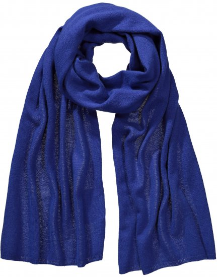 Ulla Popken Virgin Wool Cashmere Mix Scarf Deep Aqua - Accesorii - 