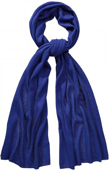 Ulla Popken Virgin Wool Cashmere Mix Scarf Deep Aqua - Accesorii - 