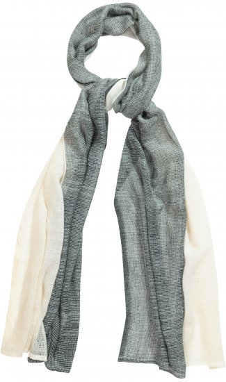 Ulla Popken Two Tone Scarf Grey - Accesorii - 