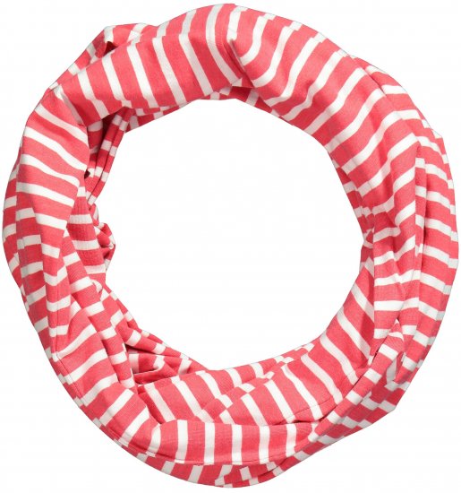 Ulla Popken Striped Infinity Scarf Light Pink - Accesorii - 