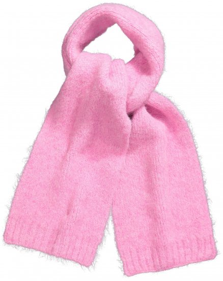 Ulla Popken Ribbed Knit Scarf Dark Pink - Accesorii - 