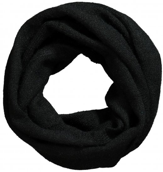 Ulla Popken Knit Infinity Scarf Black - Accesorii - 