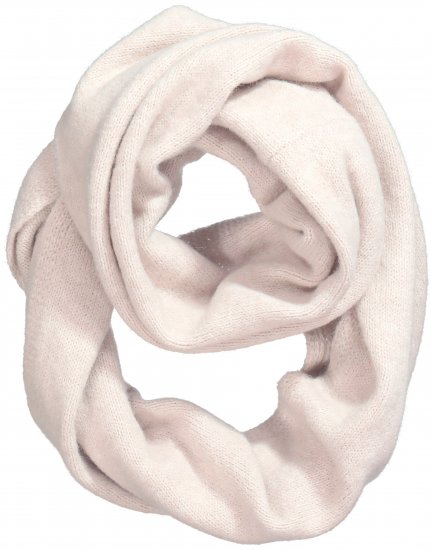 Ulla Popken Knit Infinity Scarf Pastel Pink - Accesorii - 