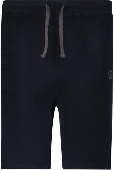 Adamo Terry Shorts Navy - Pantaloni scurți - Pantaloni Scurți Mărimi mari Bărbați 