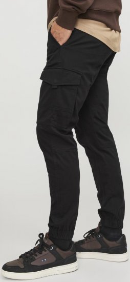 Jack & Jones Paul Flake Cargo Pants Black - Blugi & pantaloni - Blugi & Pantaloni Bărbați Mărimi Mari