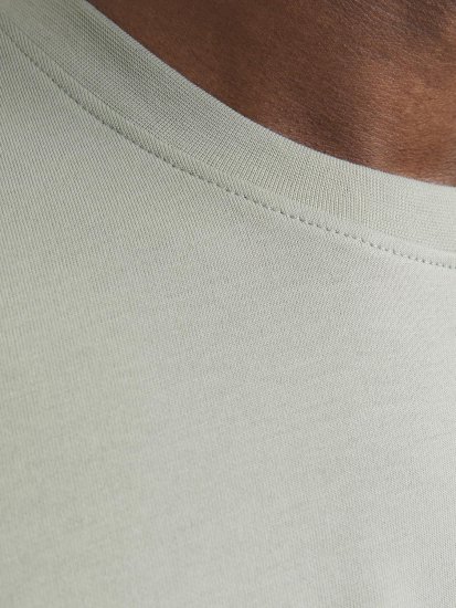 Jack & Jones FUSION Full Branding T-Shirt Aqua Grey - Tricouri - Tricouri Bărbați Mărimi Mari