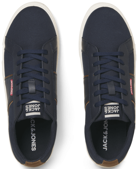 Jack & Jones Watmos Canvas Sneakers Navy Blazer - Bărbați pantofi 40-52 - 