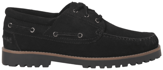 Jack & Jones Brooklyn Suede Boat Shoes Black - Bărbați pantofi 40-52 - 