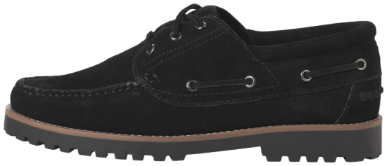 Jack & Jones Brooklyn Suede Boat Shoes Black - Bărbați pantofi 40-52 - 