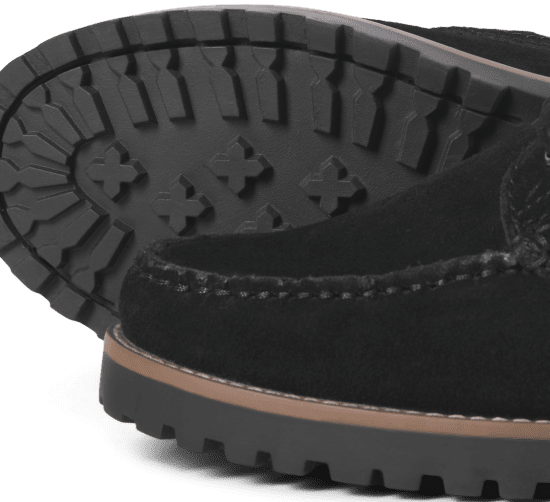 Jack & Jones Brooklyn Suede Boat Shoes Black - Bărbați pantofi 40-52 - 