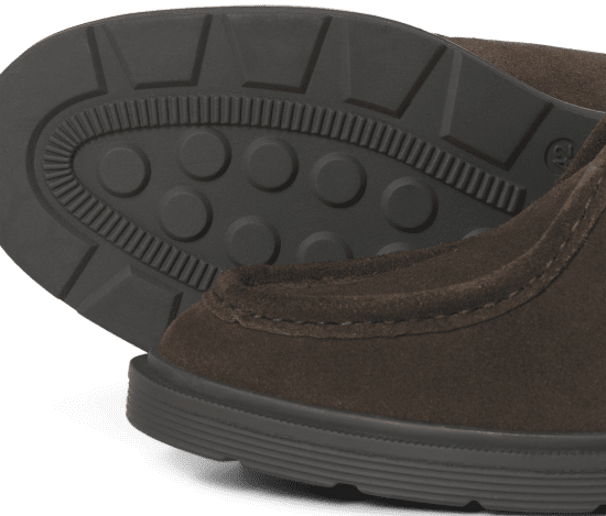 Jack & Jones Austin Suede Moc Brown Stone - Bărbați pantofi 40-52 - 