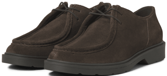 Jack & Jones Austin Suede Moc Brown Stone - Bărbați pantofi 40-52 - 