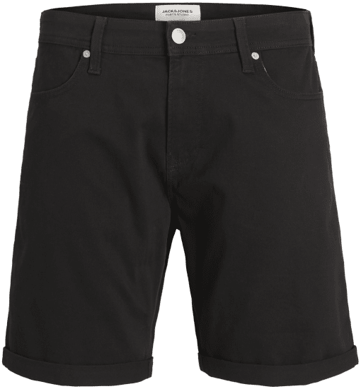 Jack & Jones Rick Dylan Original Shorts Black - Pantaloni scurți - Pantaloni Scurți Mărimi mari Bărbați 