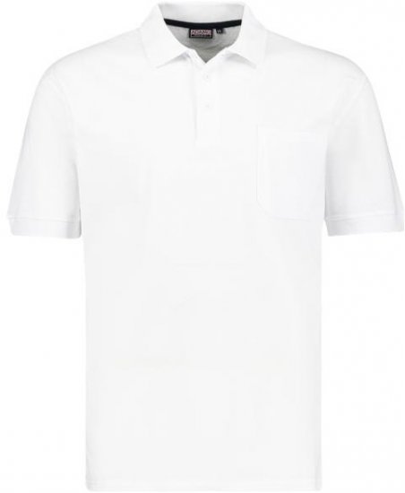 Adamo 139311 Poloshirt RF White - Tricouri polo - Tricouri Polo Bărbați Mărimi Mari