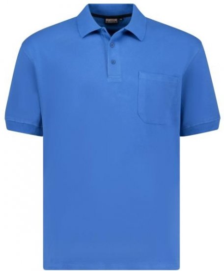 Adamo 139311 Poloshirt RF Azure Blue - Tricouri polo - Tricouri Polo Bărbați Mărimi Mari