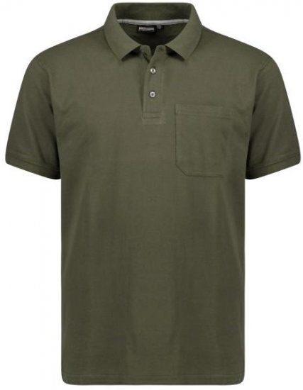 Adamo 139311 Poloshirt RF Olive Green - Tricouri polo - Tricouri Polo Bărbați Mărimi Mari