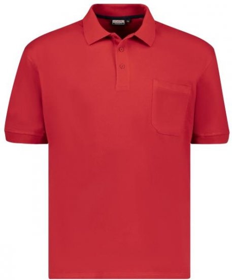 Adamo 139311 Poloshirt RF Red - Tricouri polo - Tricouri Polo Bărbați Mărimi Mari