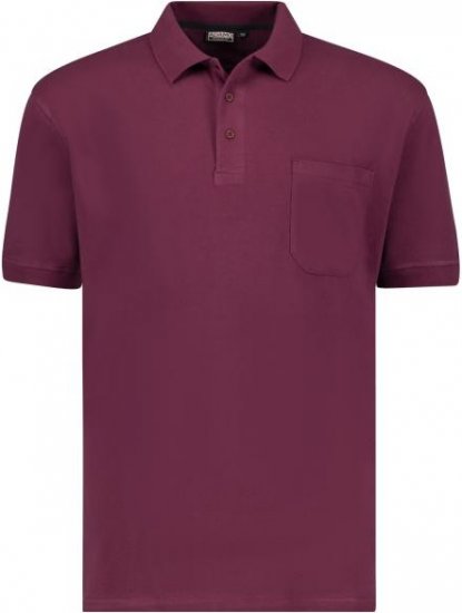 Adamo 139311 Poloshirt RF Blackberry Red - Tricouri polo - Tricouri Polo Bărbați Mărimi Mari