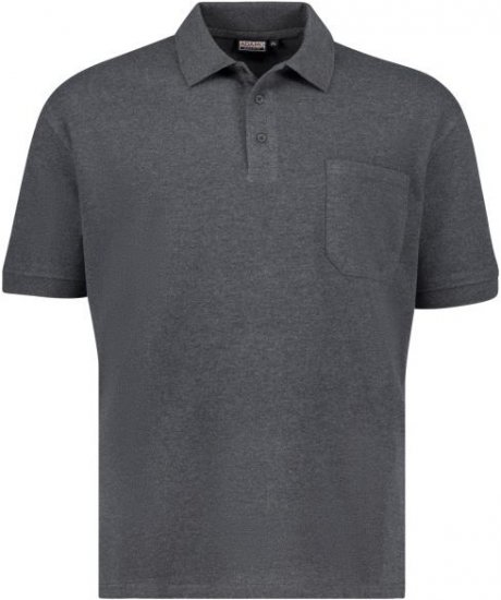 Adamo 139311 Poloshirt RF Heather Grey - Tricouri polo - Tricouri Polo Bărbați Mărimi Mari