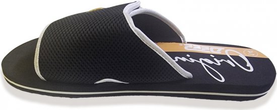 D555 DRAKE Slippers With Velcro Fastening Black - Bărbați pantofi 40-52 - 