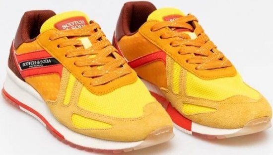 Scotch & Soda S498 Sneakers Orange - Bărbați pantofi 40-52 -