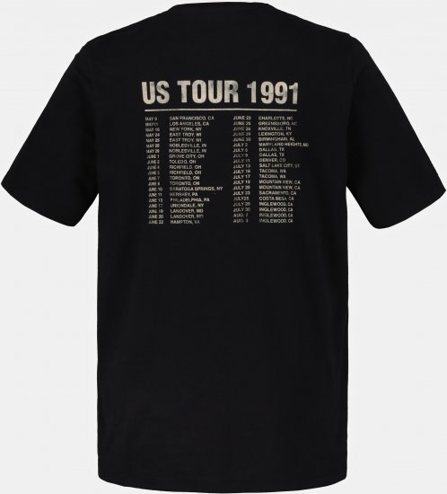 JP1880 Guns N’ Roses Skull Comfort Fit Band T-Shirt Black - Tricouri - Tricouri Bărbați Mărimi Mari