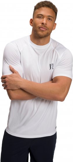 JP1880 QuickDry CoreFit Tennis T-Shirt White - Haine sport & haine de exterior - Haine Sport & Exterior Bărbați Mărimi Mari