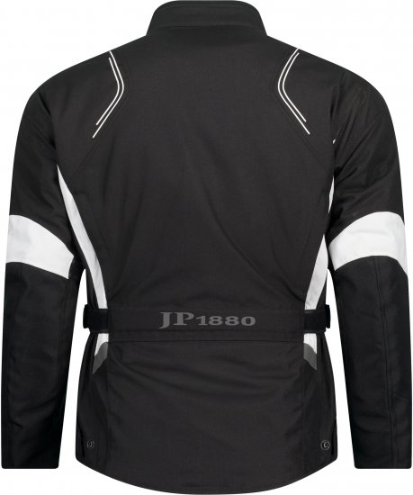 JP1880 Sporty Touring Motorcycle Jacket Black - Îmbrăcăminte de motocicletă mărimi mari - Îmbrăcăminte moto plus size pentru bărbați