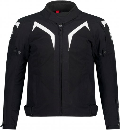 JP1880 3D Mesh Insert Motorcycle Jacket Black - Îmbrăcăminte de motocicletă mărimi mari - Îmbrăcăminte moto plus size pentru bărbați