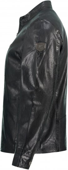 JP1880 Biker Style Leather Jacket Black - Geci - Geci Bărbați Mărimi Mari