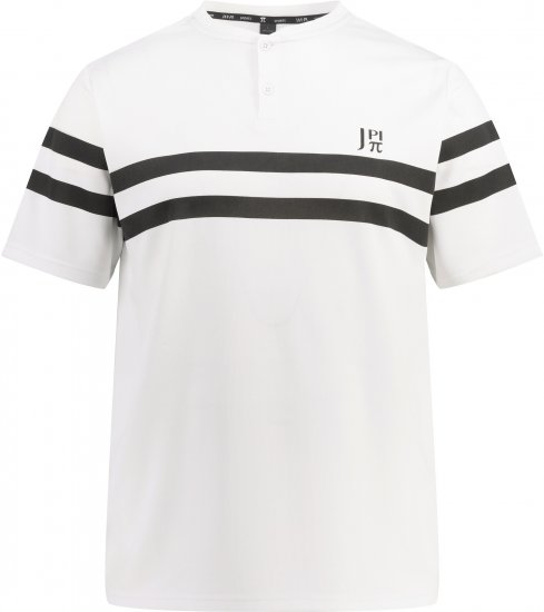  JP1880 Henley Tennis T-Shirt Snow White - Haine sport & haine de exterior - Haine Sport & Exterior Bărbați Mărimi Mari