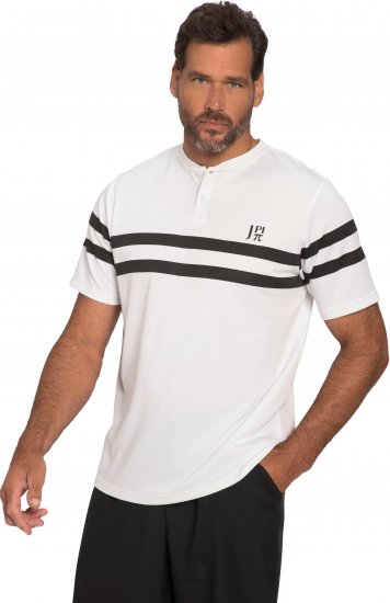  JP1880 Henley Tennis T-Shirt Snow White - Haine sport & haine de exterior - Haine Sport & Exterior Bărbați Mărimi Mari