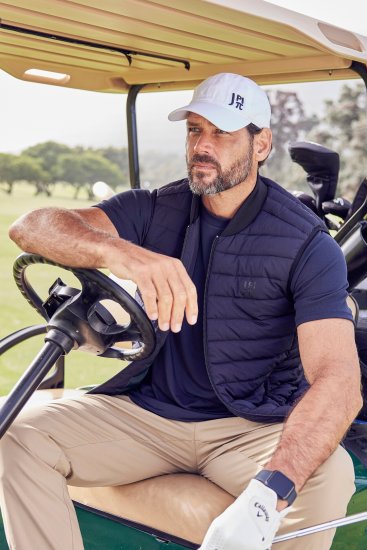 JP1880 Guilted College Collar Golf Vest Dark Navy - Haine sport & haine de exterior - Haine Sport & Exterior Bărbați Mărimi Mari