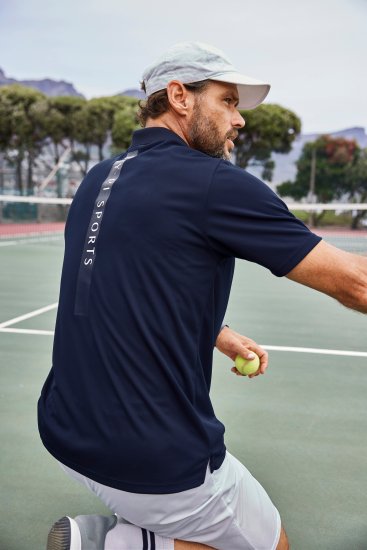 JP1880 FLEXNAMIC® QuickDry Tennis Polo Dark Navy - Haine sport & haine de exterior - Haine Sport & Exterior Bărbați Mărimi Mari