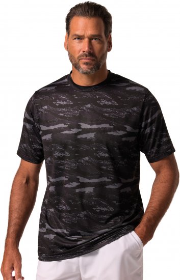 JP1880 QuickDry Graphic Print Tennis T-Shirt Black - Haine sport & haine de exterior - Haine Sport & Exterior Bărbați Mărimi Mari