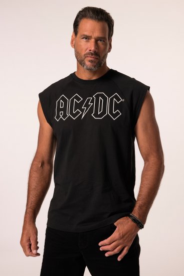 JP1880 AC/DC Classic Logo Band Tank Top Black - Tricouri - Tricouri Bărbați Mărimi Mari