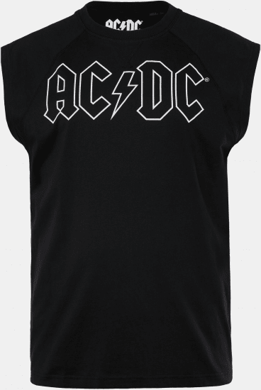 JP1880 AC/DC Classic Logo Band Tank Top Black - Tricouri - Tricouri Bărbați Mărimi Mari