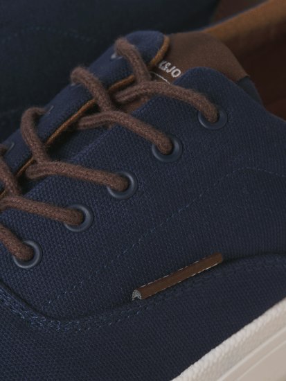 Jack & Jones Lington Canvas Sneakers Navy Blazer - Bărbați pantofi 40-52 - 