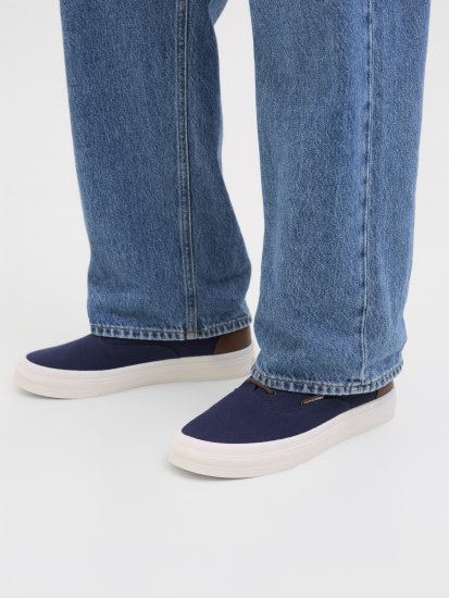Jack & Jones Lington Canvas Sneakers Navy Blazer - Bărbați pantofi 40-52 - 